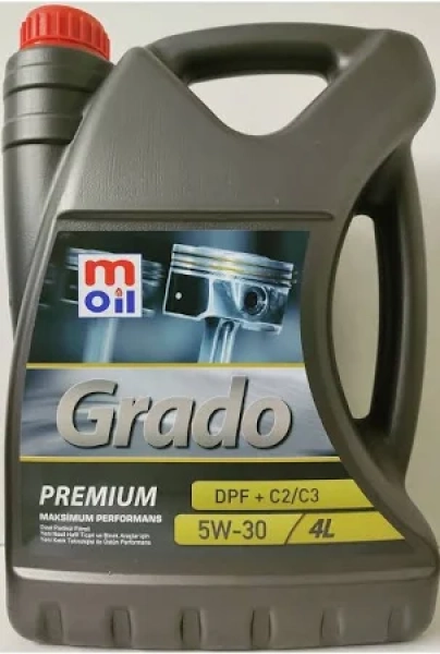#b6543 - Moil Grado Premium 5W-30 4 Litre (Partiküllü) Motor Yağı